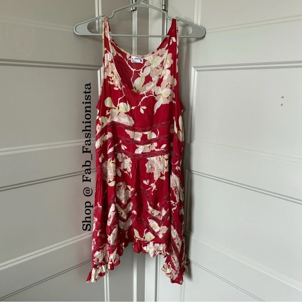 Free People Scarlet Floral Mini Dress